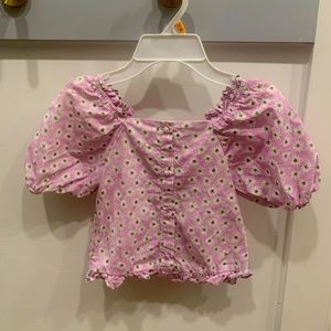 Girls Zara daisy top